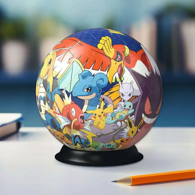 Puzzle 3D ball Pokémon 72pcs - 6+-4