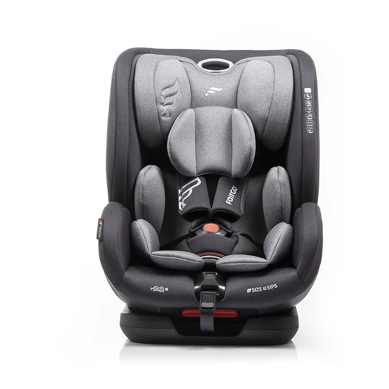 Siège-auto I-SIZE/ISOFIX Abita 76-150cm - Gris Chiné-3