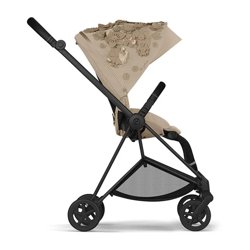 Duo Poussette Compacte Mios Chrome Brown/Simply Flowers Beige - 0m+-3