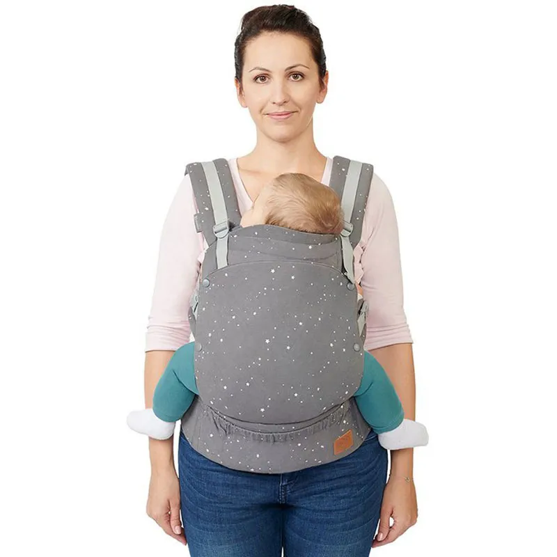 Porte-bébé Physiologique Huggy Gris - 3m+-0