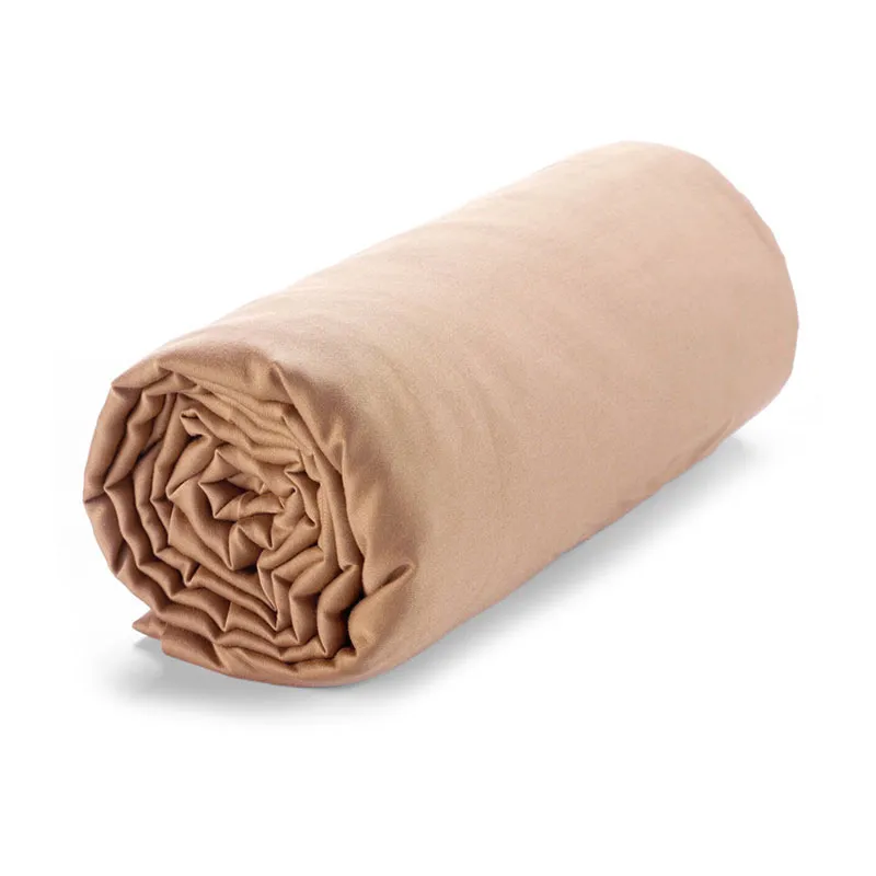 Drap-H. Satin de coton Bonnet 30cm - Rose Nude-0