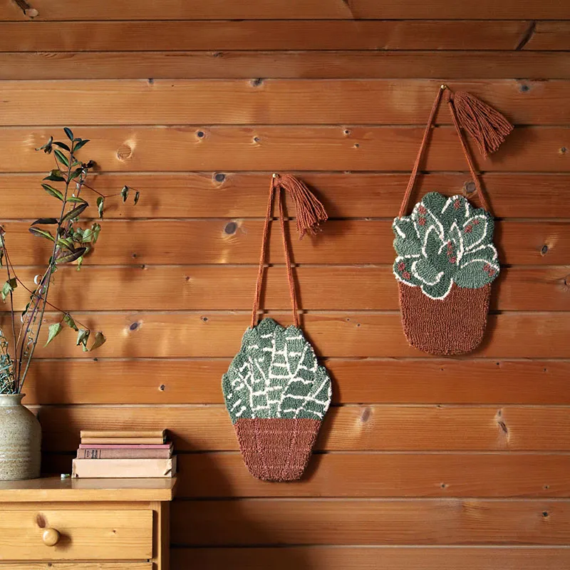 Décoration murale Laine Little Green - 20x30cm-1