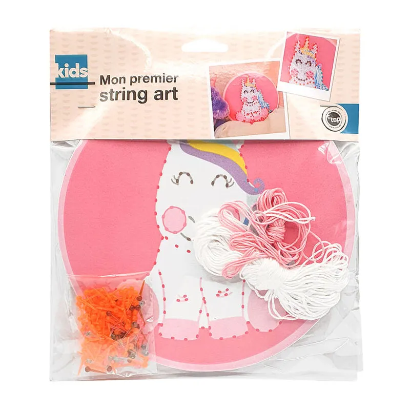 Kit créatif string art Licorne - 21cm-1