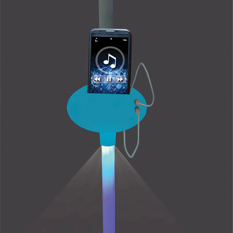 Microphone sur pied avec enceinte Reine des Neiges - 36m+-3