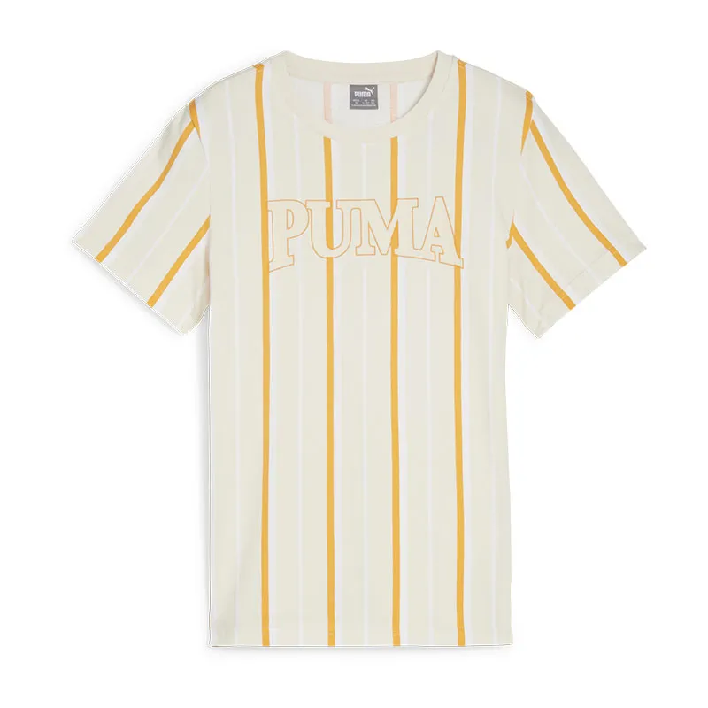 T-shirt Puma Squad Garçon - Orange/Blanc-0