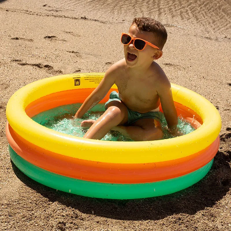 Piscine gonflable 3 anneaux Hello Summer - 86x25cm-1