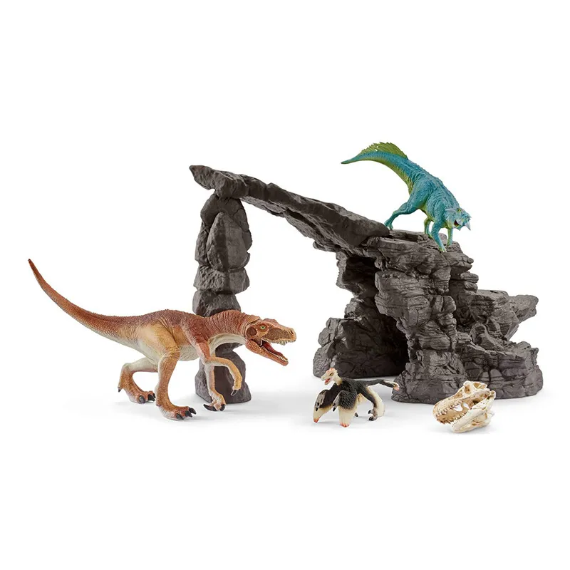 Kit de dinosaures avec grotte - Dinosaure-0