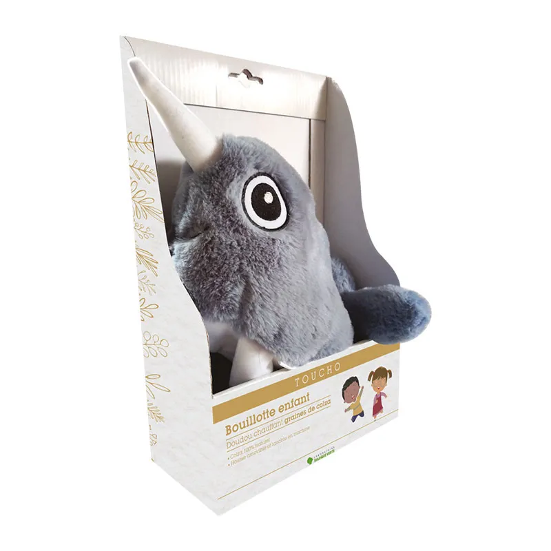Bouillote peluche enfant Narval - 0m+-1