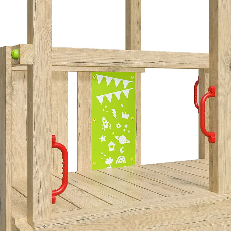 Aire de jeux bois Snack Expression XL 2,20m - 3+-7