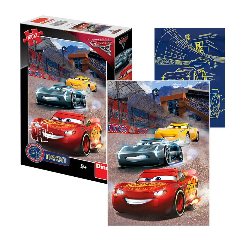 Puzzle XL Néon 100pcs Cars - 5+-0