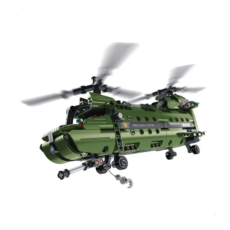 Hélicoptère militaire à construire 393pcs - 6+-0