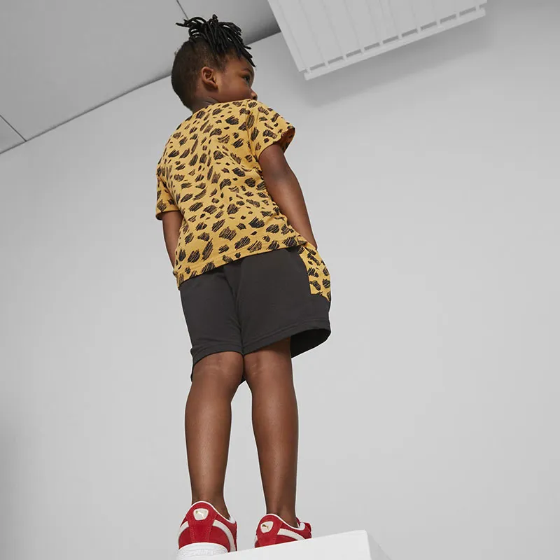 Short Mixte Enfant Essentials Mates Puma - Noir-3