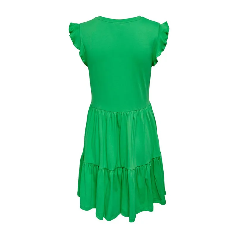 Robe courte May - Vert | Kelly Green-2