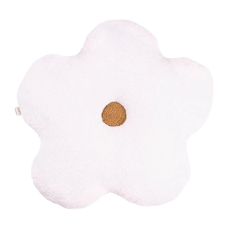 Coussin décoratif Marguerite Écru - 50x50cm-0