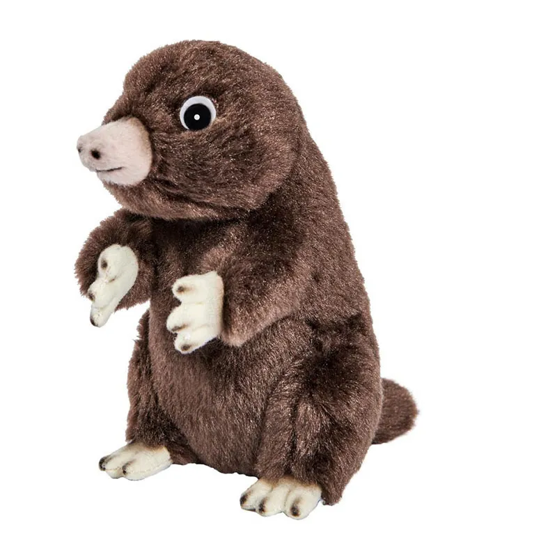 Peluche Taupe dressée Anima - 15cm-0