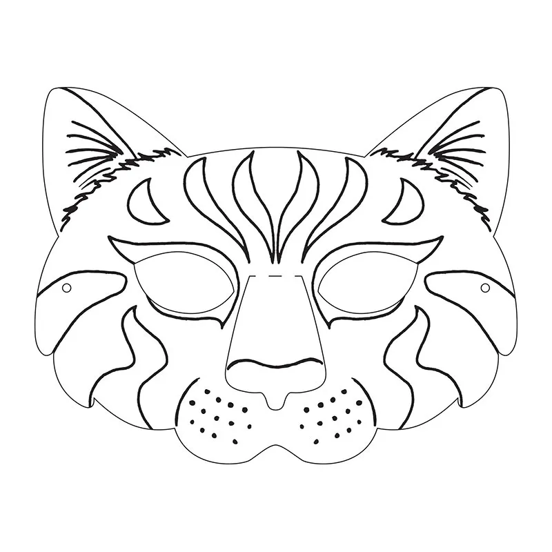 6 masques pour enfants Animaux-11