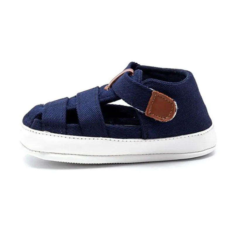 Sandales Velcro - Marine-3