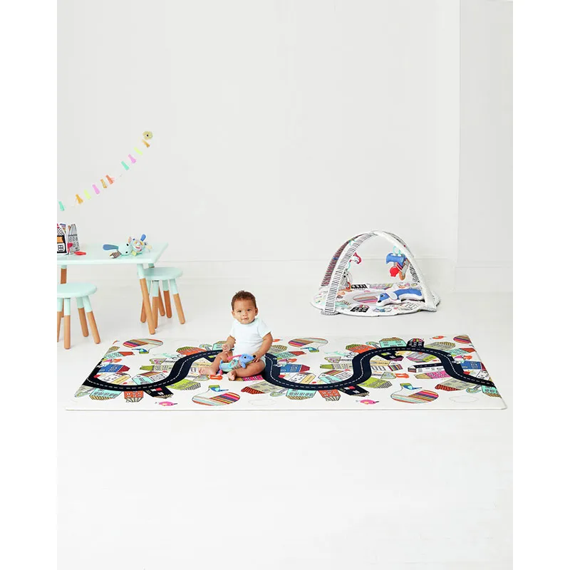 Tapis de jeu révers. Village/Losange - 218x132cm-2