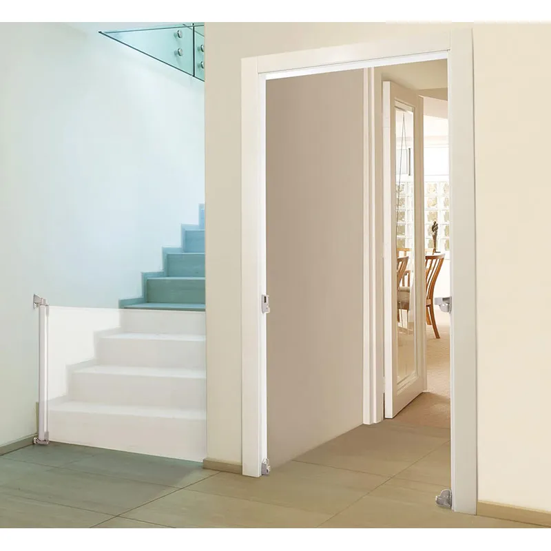 Barrière de Sécurité Rétractable Blanc - 0-140xH.93cm-6