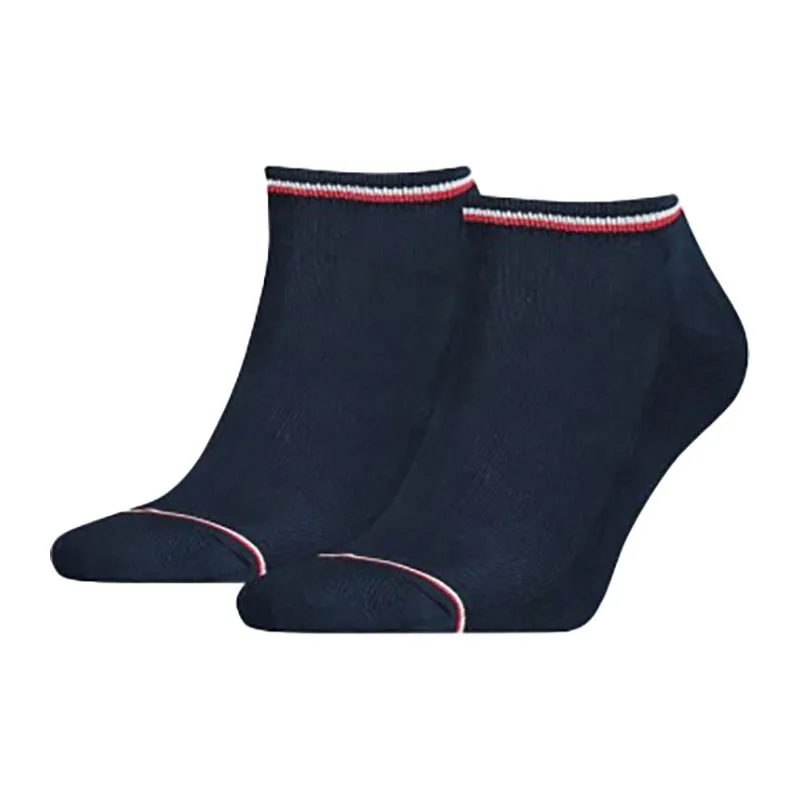 2 paires de chaussettes pour baskets Iconic Homme Tommy Hilfiger - Marine-0
