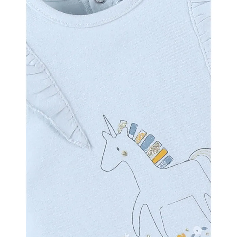 Barboteuse Licorne - Bleu-3