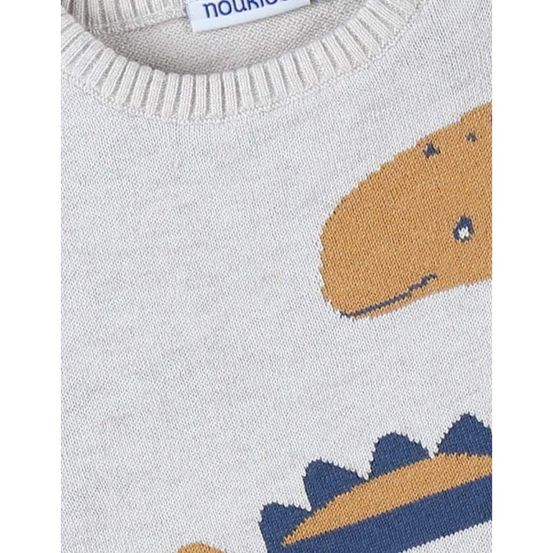 Pull Funny Dino - Beige-2