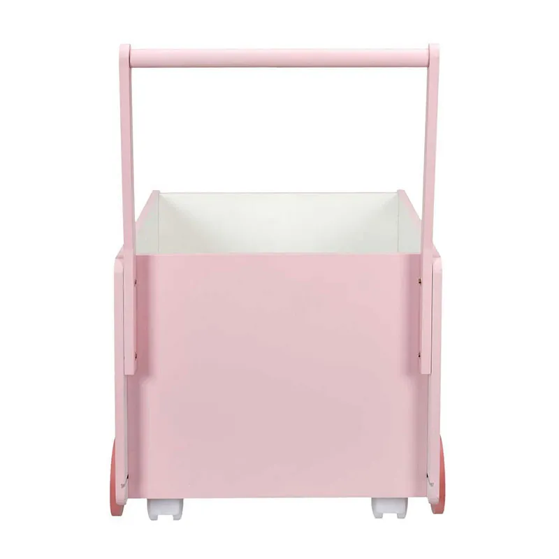 Chariot de rangement enfant Rose - 35x47x47,5cm-4