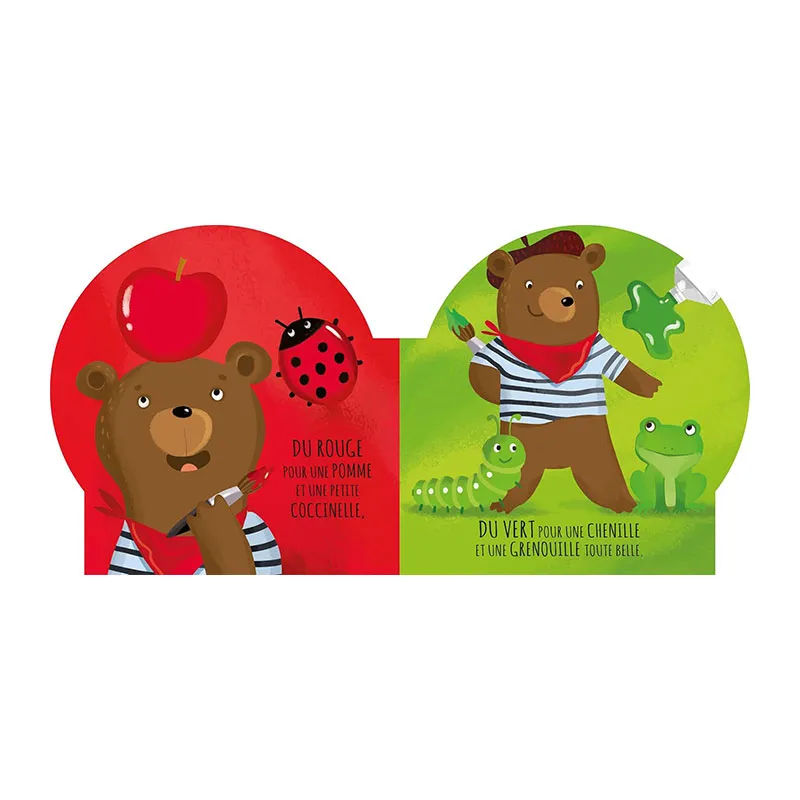 Livre forme Les couleurs - 10m+-2