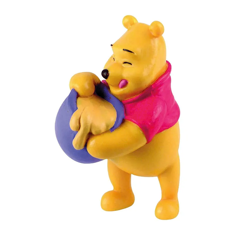 Figurine Winnie l'ourson avec pot de miel - 7cm-0