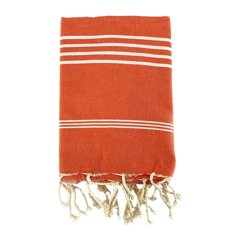 Fouta Kolora Orange - 100x200cm-1