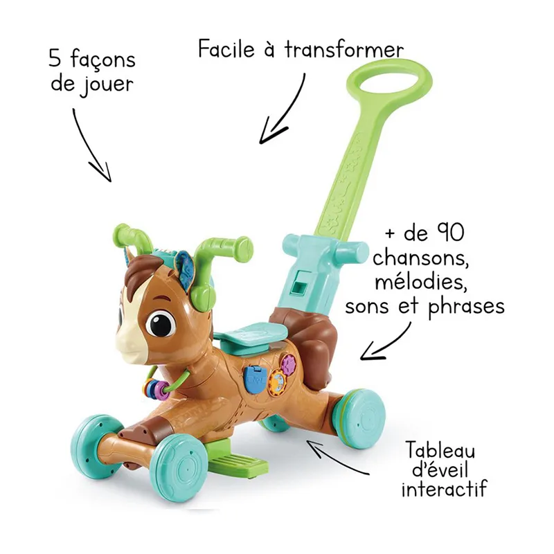 Joey mon porteur trotti-magique 5en1 - 12m+-3