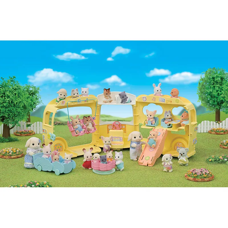 Bus & sa cour de récréation - 8pcs-3