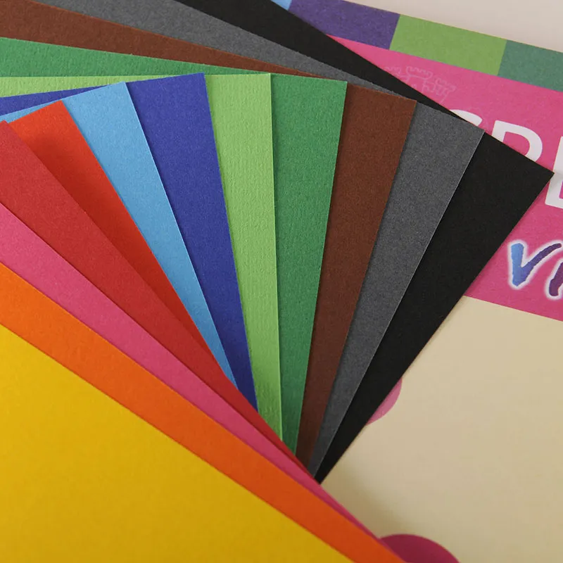 Papier de création couleurs vives 12F - A4-1