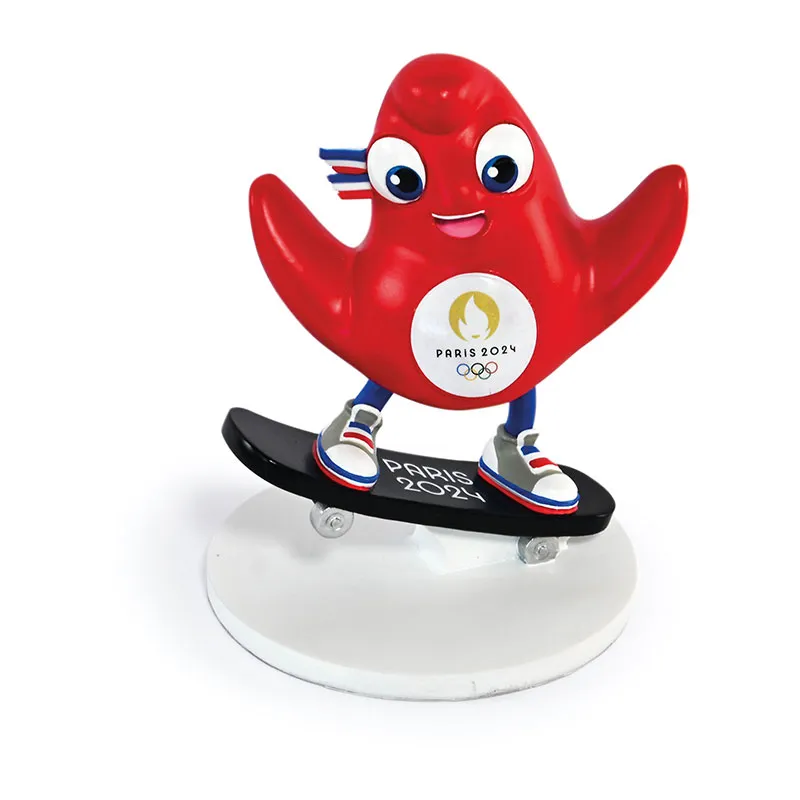 Figurine Mascotte Skateboard - 12,5cm-0