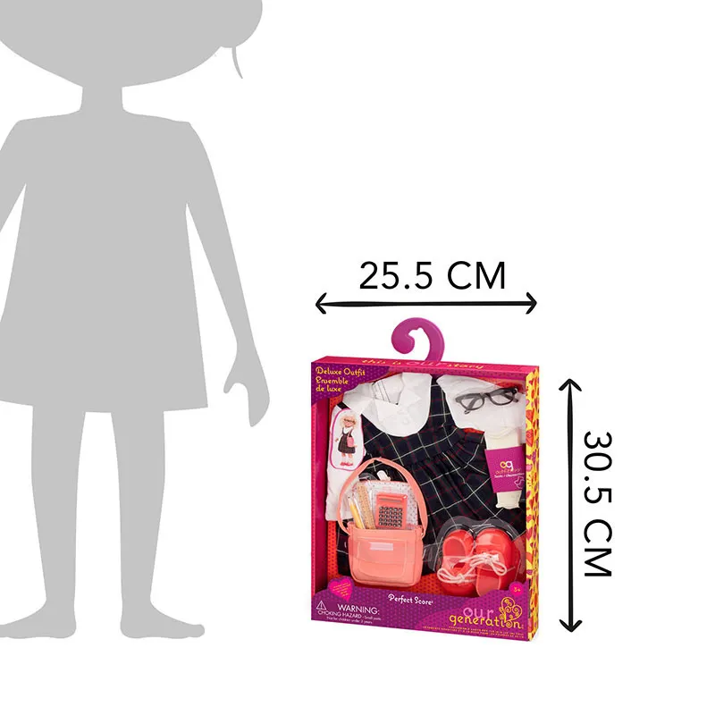 Tenue d'écolière - Poupée 46cm-5