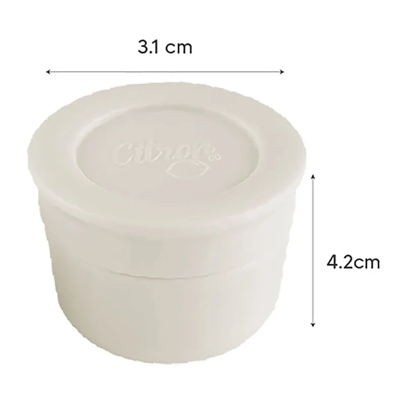 Set de 2 récipients à sauce 16ml - Brique/Beige-4
