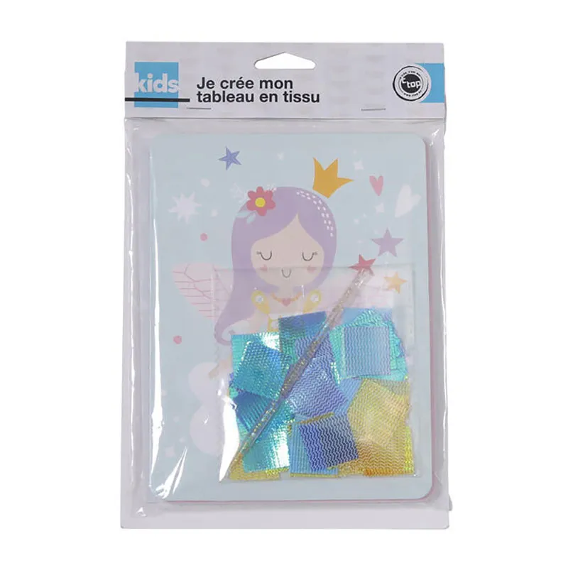 Kit tableau créatif tissu 2pcs - Fée-1