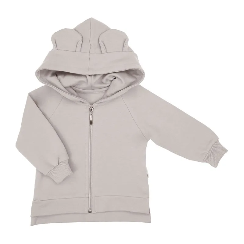 Veste zippée à oreilles Rosy - Gris-0