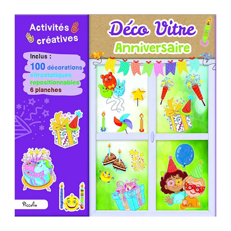 Déco vitre Anniversaire - 36m+-0