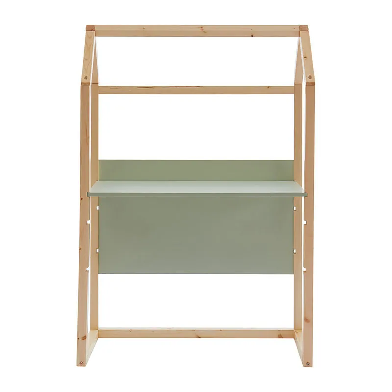 Bureau enfant cabane Tiny Bois/Vert - 100x50x147cm-4