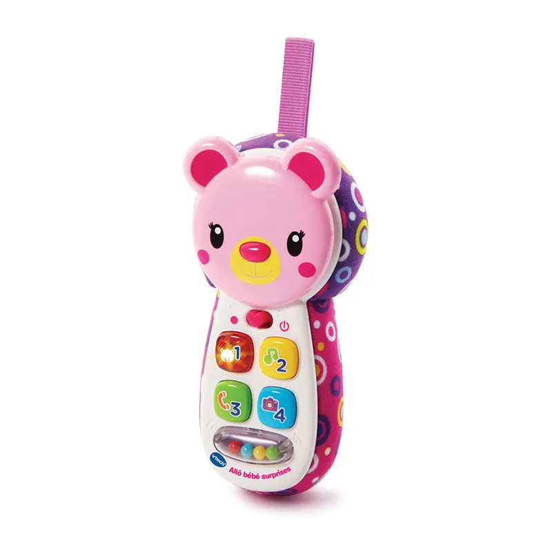 Téléphone Allô bébé surprises Rose - 6m+-2