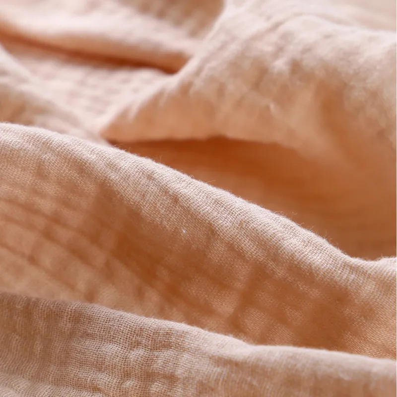 3 Langes Mousseline M&M Rose - 70x70cm-3