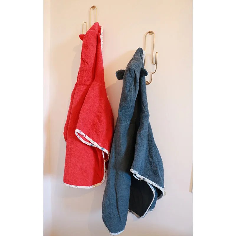 Poncho de bain Family - Bleu-4