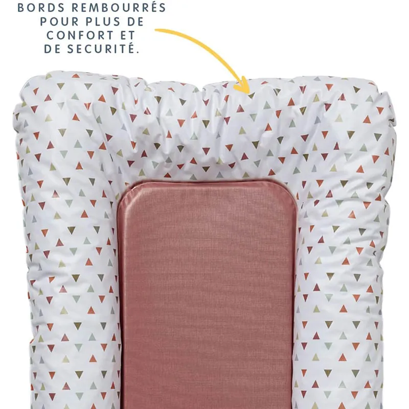 Matelas à langer Flocons Triangles - 50x70cm-3