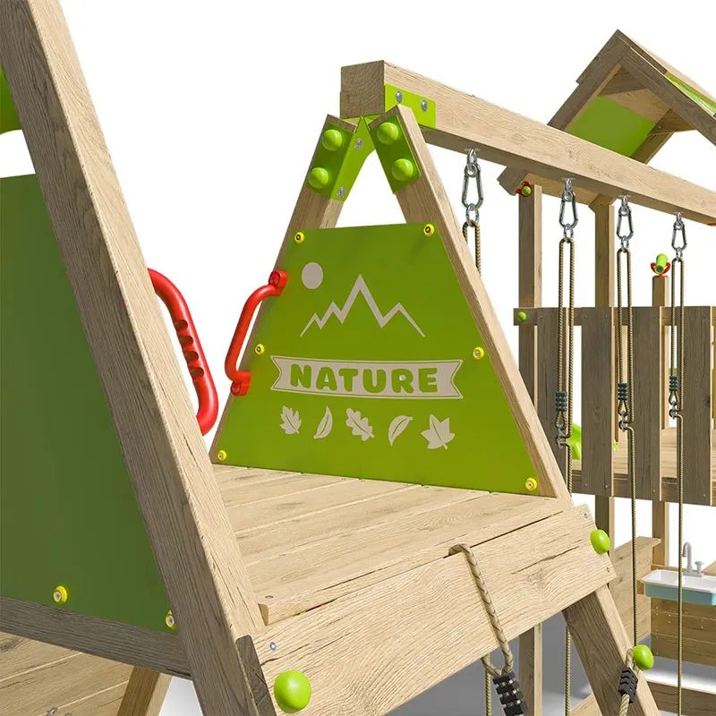 Aire de jeux bois Snack Expression XL 2,20m - 3+-10
