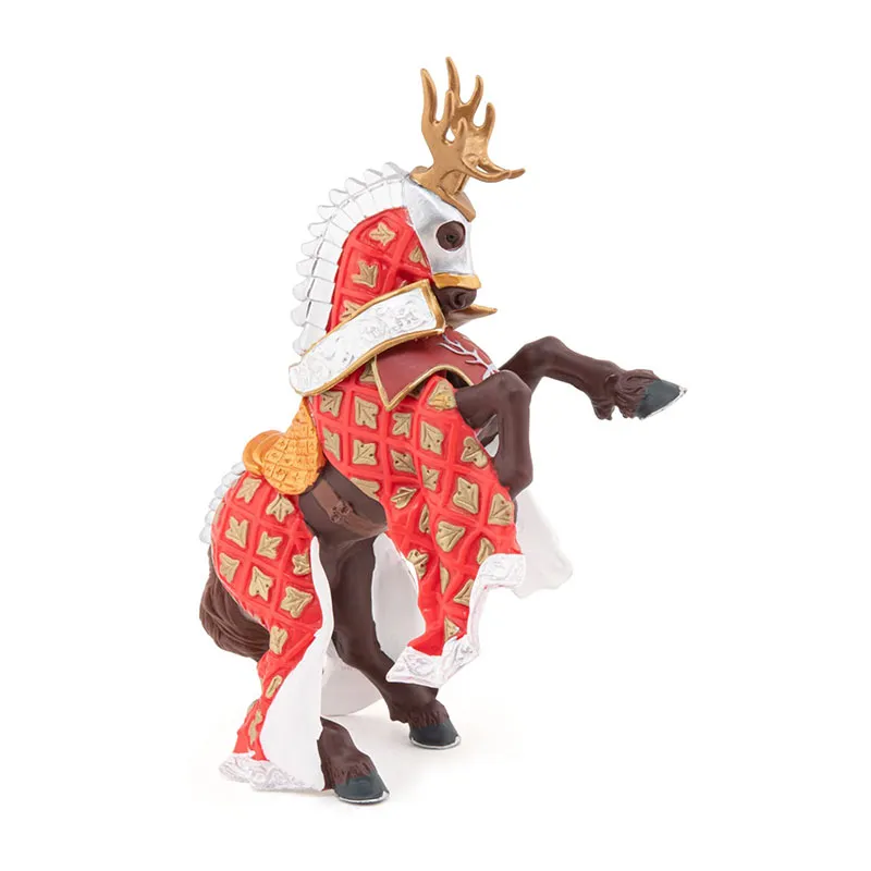 Cheval du Maître des armes cimier - 7x17x9cm-3