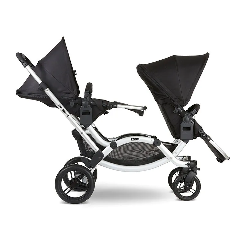 Trio Poussette Jumeaux Zoom Black - 0m+-4