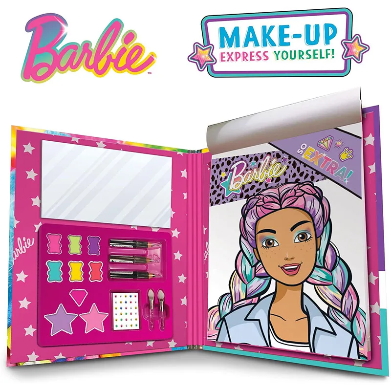 Carnet Barbie apprendre à se maquiller - 5+-2