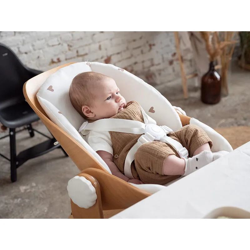 Transat Newborn pour Chaise haute Evolu - Naturel/Blanc -3