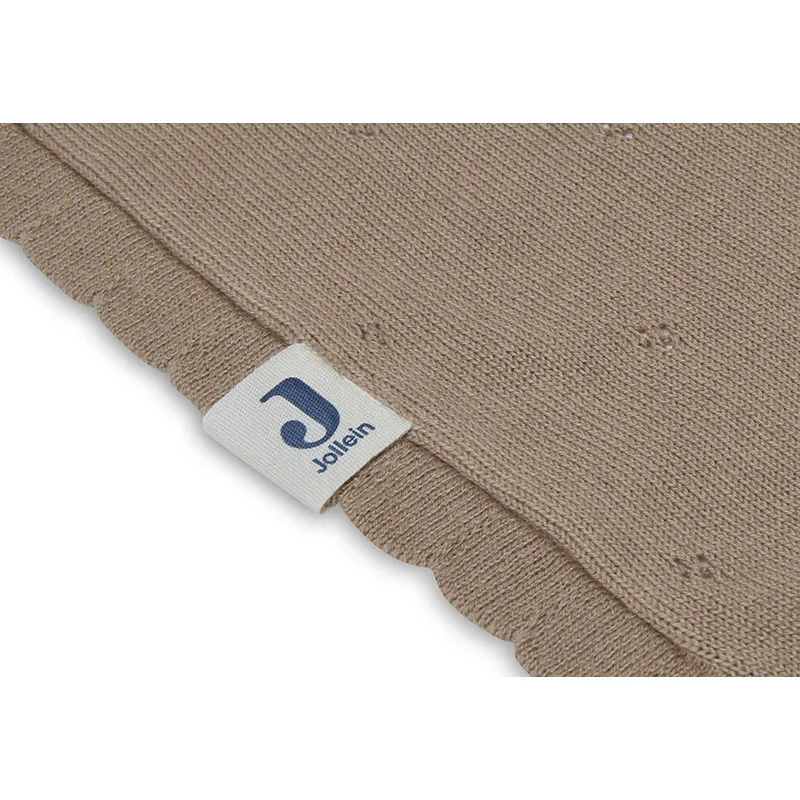 Couverture Lit Bébé Coton Bio Biscuit - 100x150cm-2
